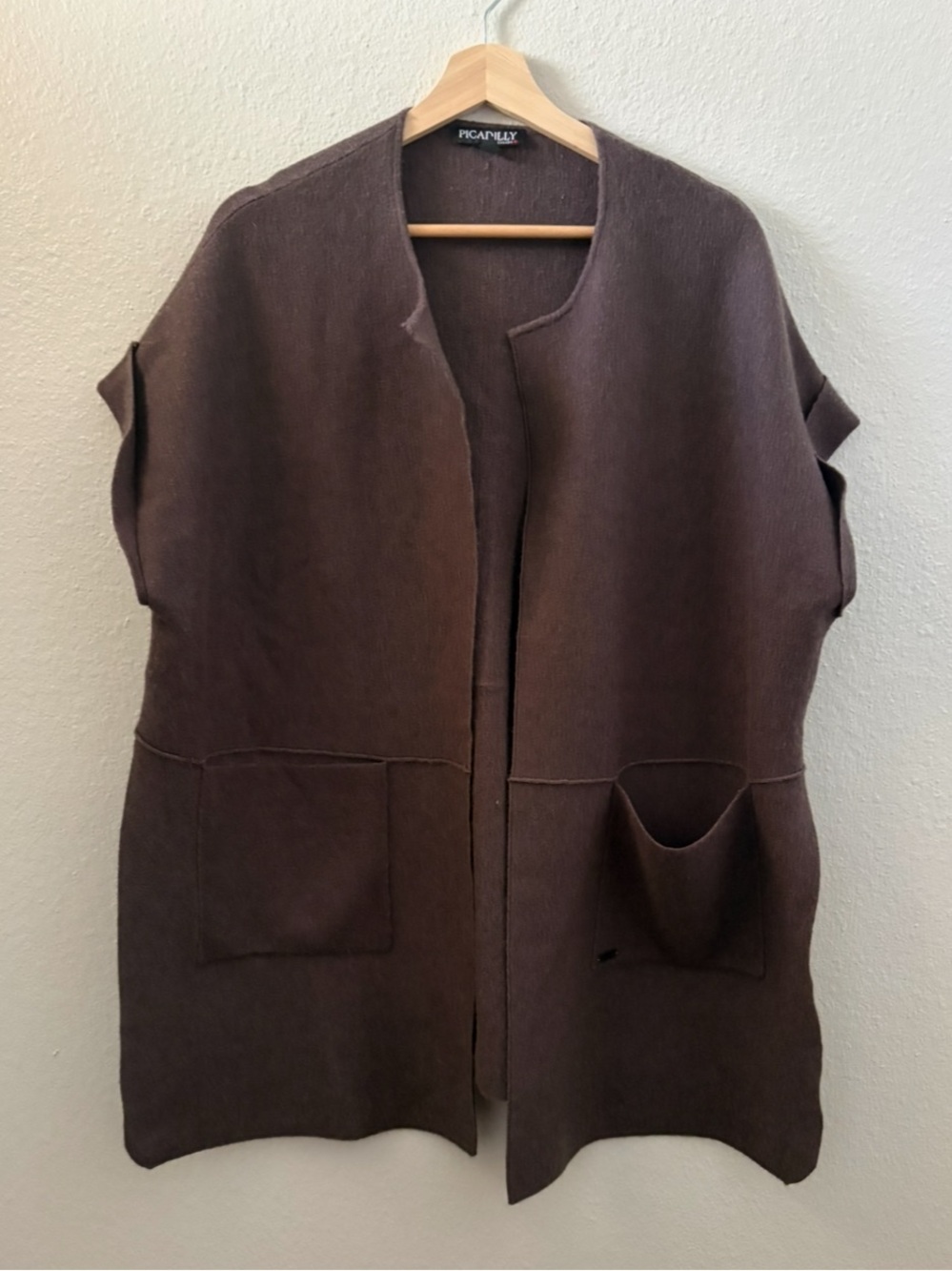 Picadilly Canada Short Sleeve Oversized Cardigan